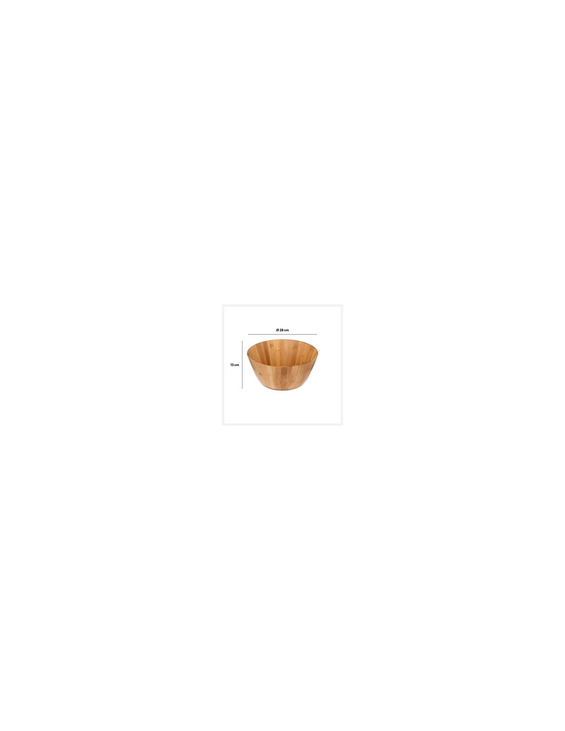 INSALATIERA 179734 BAMBOO 28CM su TreG Ingrosso