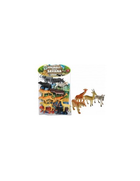 GEO NATURE 70305 CONF 12 ANIMALI SAVANA CON POSTER su TreG Ingrosso