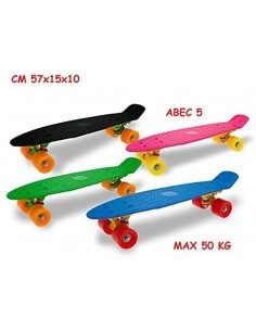 TEOSPORT 51559 SKATEBOARD FLUO 50KG 57CM su TreG Ingrosso