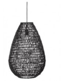 LAMPADARIO 168210A ETEL 38X55CM NERO METALLO/CARTA su TreG Ingrosso