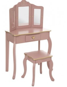 SPECCHIERA 174254 SISSI 60X29X99CM CON SGABELLO su TreG Ingrosso