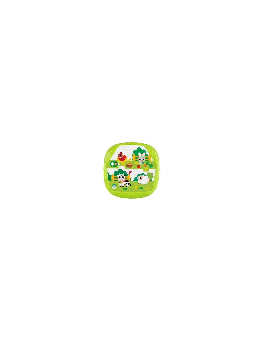 Chicco Puzzle della Fattoria 2in1 - Gioco Educativo con Forme Incastro e Puzzle per Bambini 10 Mesi - 3 Anni