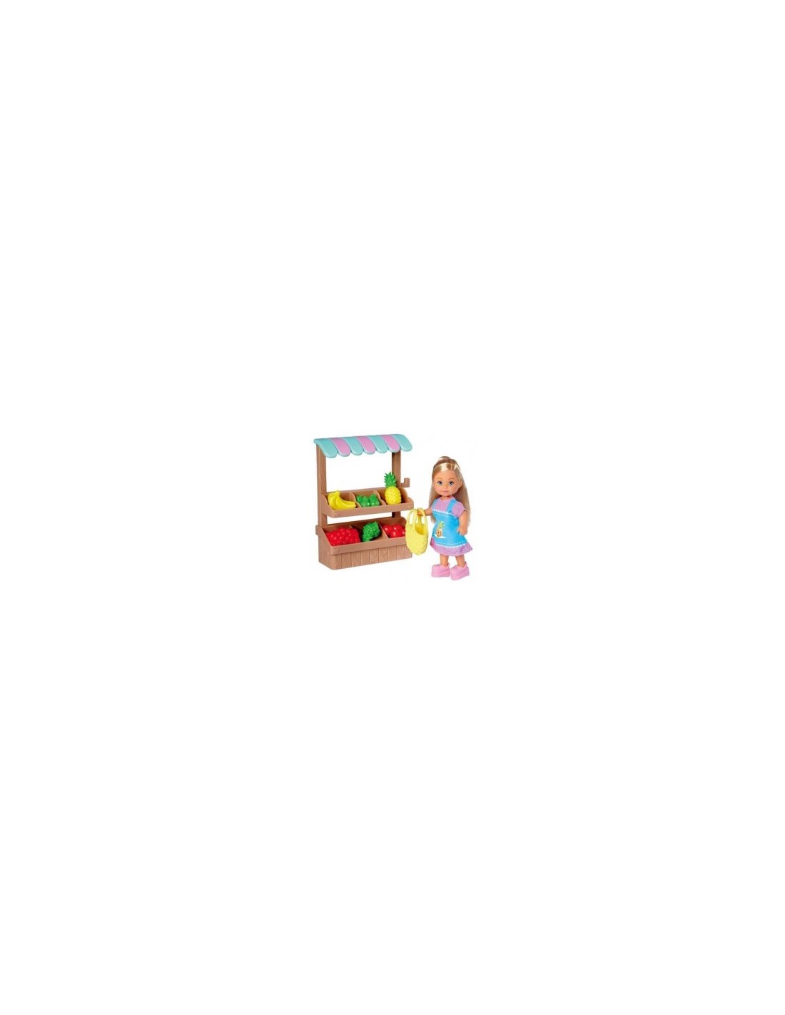EVI 105733563 BAMBOLA CON BANCO FRUTTA su TreG Ingrosso