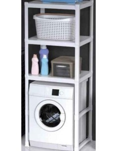 SCAFFALE 60020 BIANCO 3P 75X60X184CM su TreG Ingrosso