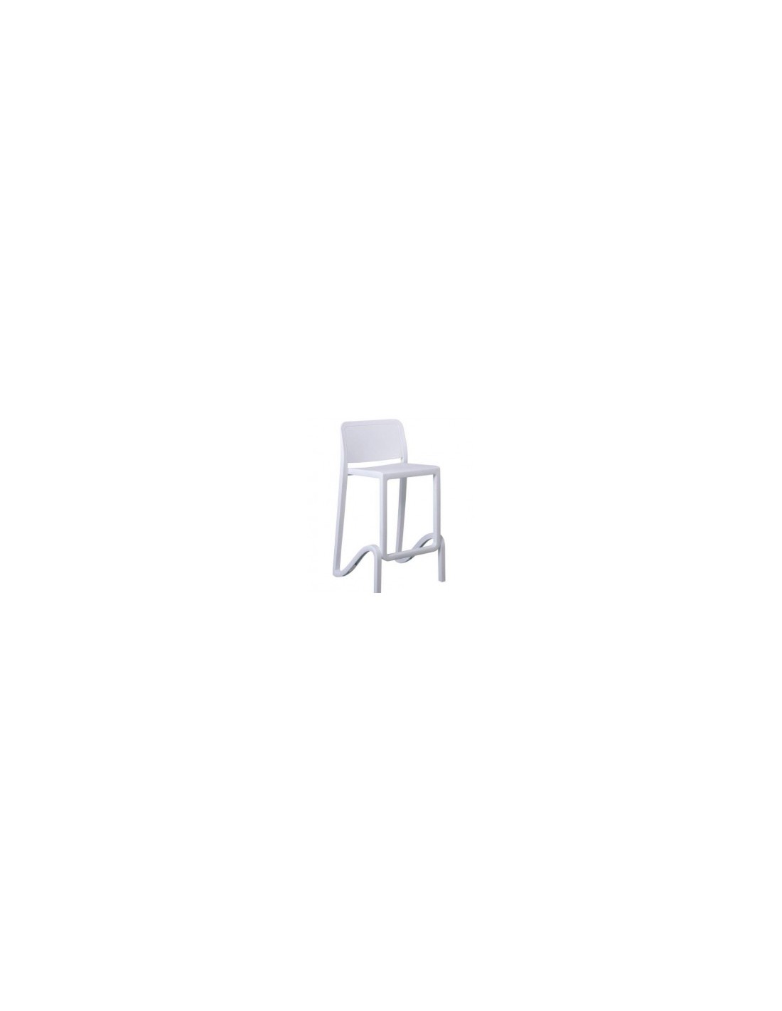 SGABELLO GIANO BIANCO 75CM su TreG Ingrosso