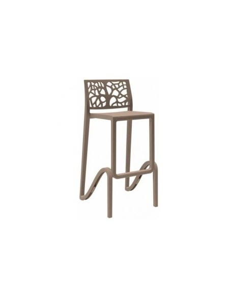 SGABELLO ZEFIRO TORTORA 75CM su TreG Ingrosso