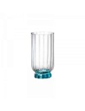 FLORIAN SET 6 BICCHIERI BEVERAGE LUCENT BLUE 43CL BORMIOLI ROCCO su...