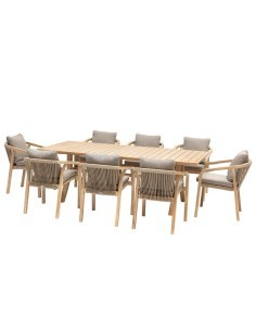 TAVOLO 171145 PAPUASIA 220X100X75CM LEGNO su TreG Ingrosso