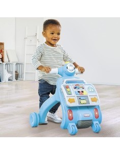 Little Tikes Learn & Play Girello, Effetti Sonori, Pannello Attività Staccabile, Tema Guida, Batterie Incluse, Età: 9-36 Mesi