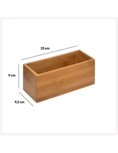 PORTAUTENSILI 150731 BAMBOO 23X9X9CM su TreG Ingrosso