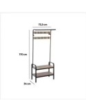APPENDIABITI 160407 JANO 73X34X170CM METALLO/MDF su TreG Ingrosso