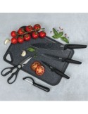 SET UTENSILI CUCINA 5 PEZZI CON TAGLIERE 179737 su TreG Ingrosso