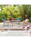 SALOTTO 165576 LAMBADA 4 POSTI BEIGE su TreG Ingrosso
