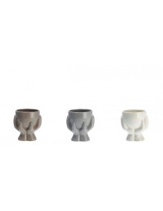 VASO 78061 HAND CERAMICA 16X14X17CM COLORI ASSORTITI su TreG Ingrosso