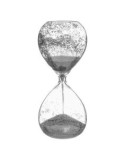CLESSIDRA 153681D VETRO 20CM SABBIA ARGENTO su TreG Ingrosso