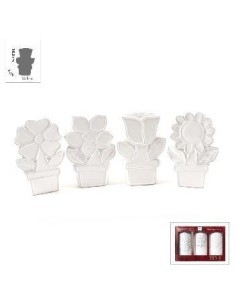EVAPORATORE 91748 FLOWER CERAMICA 10,5X4X16,5CM ASSORTITO su TreG I...