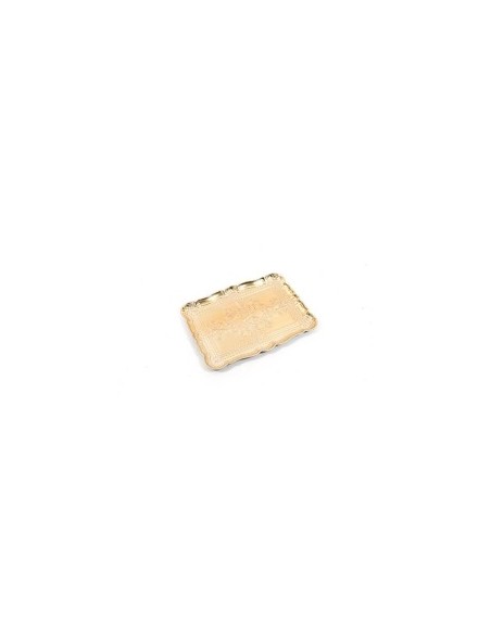 VASSOIO BELLE EPOQUE FOGLIA ORO 30X23CM su TreG Ingrosso