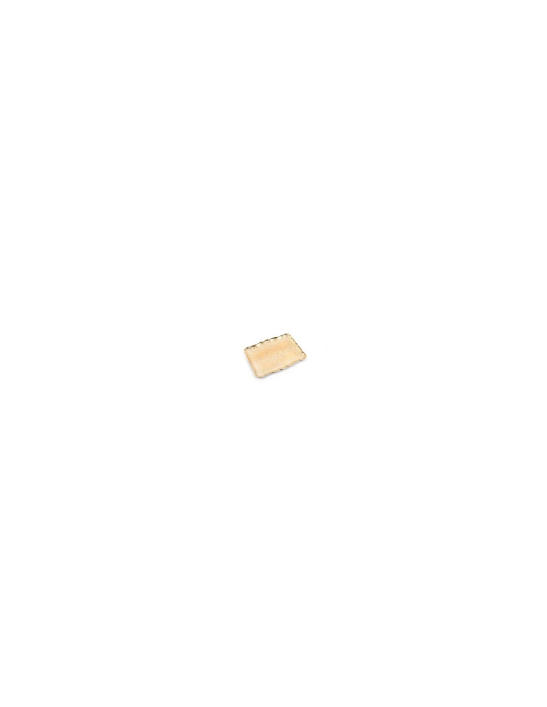 VASSOIO BELLE EPOQUE FOGLIA ORO 30X23CM su TreG Ingrosso