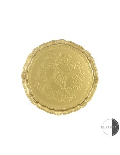 SOTTOPIATTO ORO D33CM PVC su TreG Ingrosso