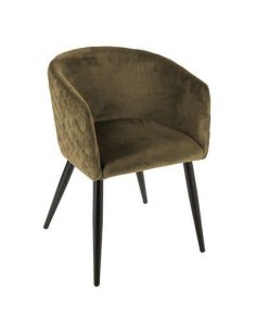 POLTRONA 157153D MARLO VELLUTO KAKI su TreG Ingrosso