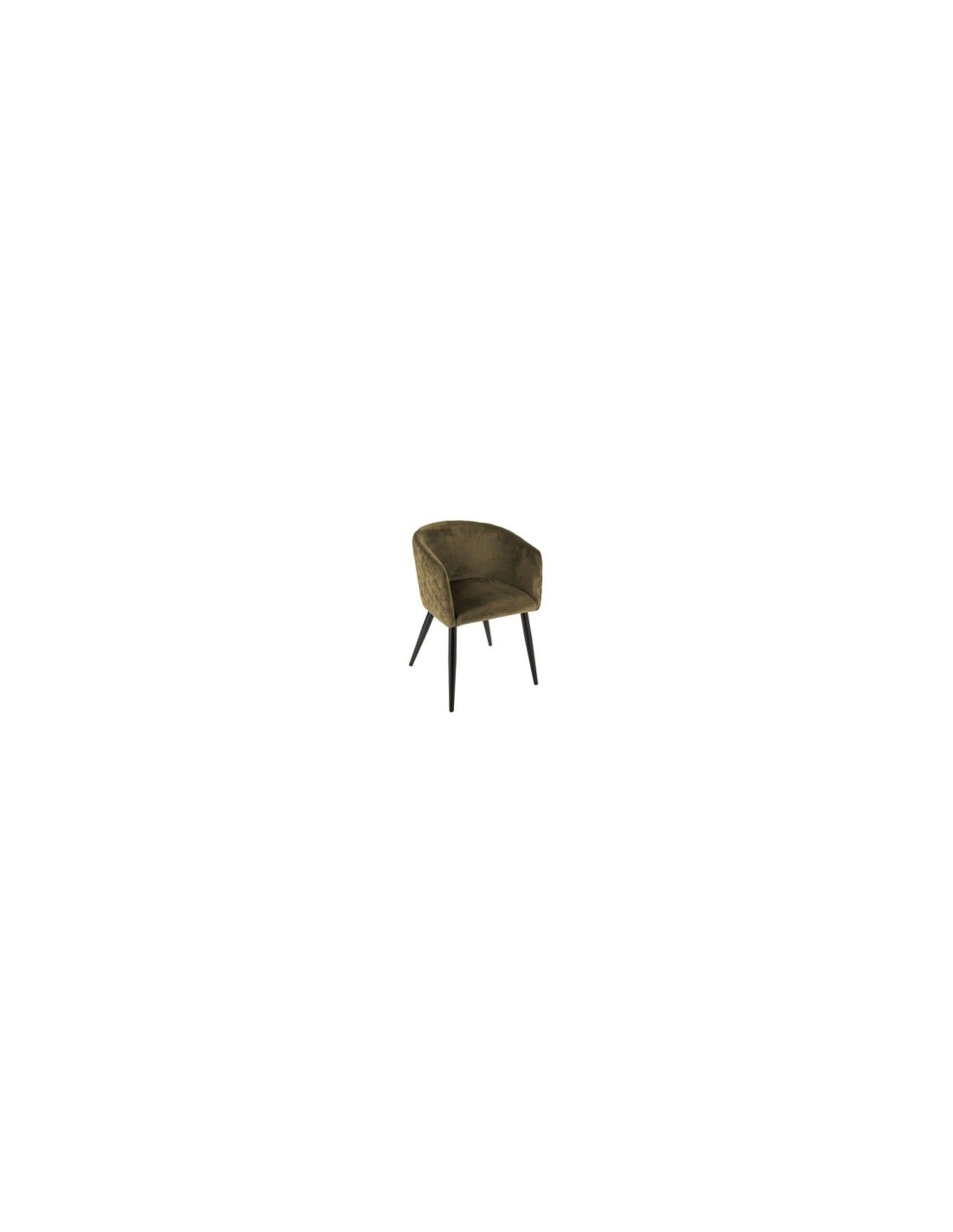 POLTRONA 157153D MARLO VELLUTO KAKI su TreG Ingrosso