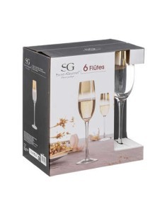 CONF 6 FLUTE 154967 ARYA 21CL ORO su TreG Ingrosso