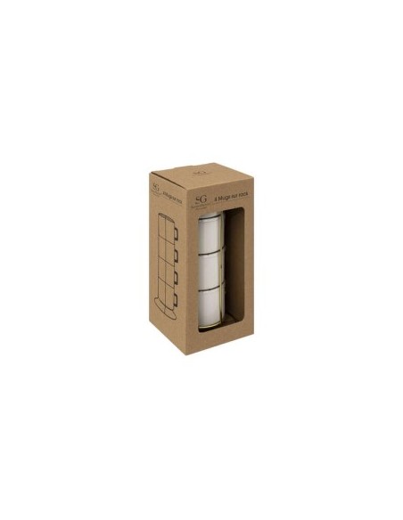 SET 4 TAZZE 188832 ARYA 17CL SUPPORTO METALLO su TreG Ingrosso