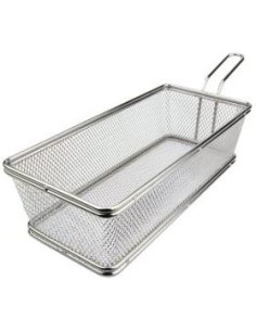 MINICESTINO PER FRITTURE INOX 18/10 21X11X6CM su TreG Ingrosso