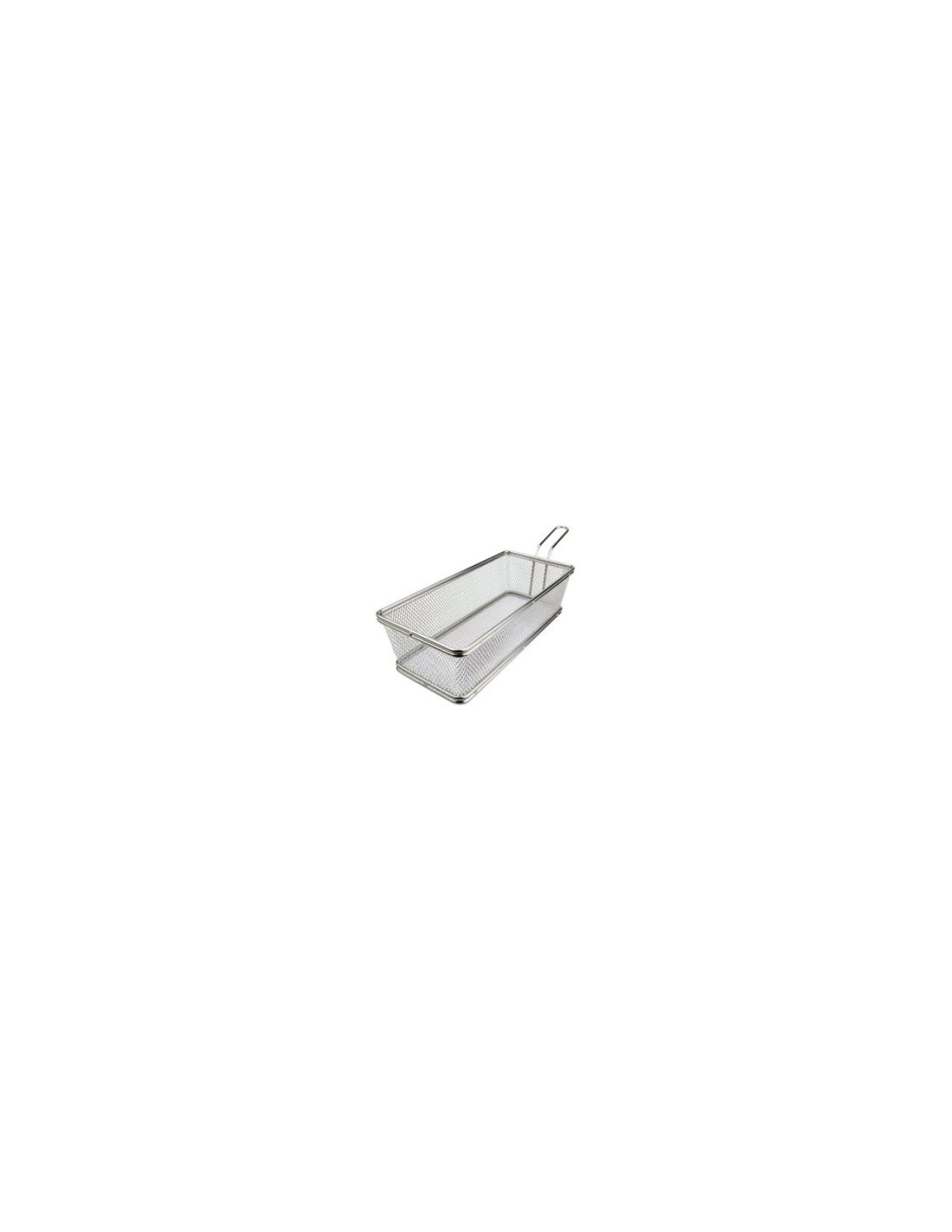 MINICESTINO PER FRITTURE INOX 18/10 21X11X6CM su TreG Ingrosso