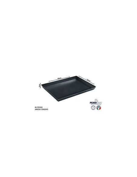 TEGLIA LAMIERA 70023 BLU 40X30X3CM su TreG Ingrosso
