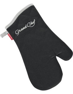 428840.45 GUANTO DA FORNO NERO GRANDCHEF su TreG Ingrosso