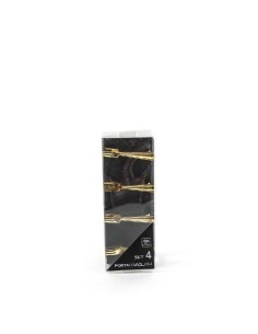 SET 4 PORTATOVAGLIOLI FORK ORO 6X5X6CM su TreG Ingrosso