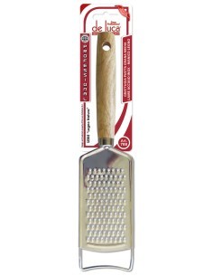 788 GRATTUGIA PIATTA INOX MANICO LEGNO su TreG Ingrosso