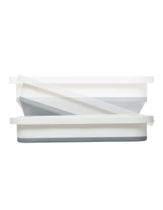 BACINELLA 164752 8LT RETRAIBILE BIANCO/GRIGIO su TreG Ingrosso