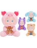 PELUCHE 41085 BABY 23CM TUTINA ANIMALE ASSORTITO su TreG Ingrosso