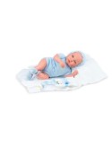 REBORN BAMBOLA 3050 LUKA VESTITO AZZURRO su TreG Ingrosso