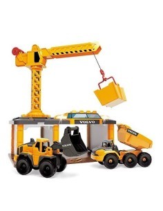 STAZIONE COSTRUZIONE 203726009 CON GRU E VEICOLI su TreG Ingrosso