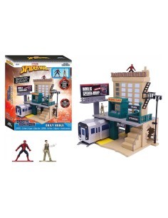 SPIDERMAN 253225012 PLAYSET DAILY BUGLE CON PERSONAGGI su TreG Ingr...