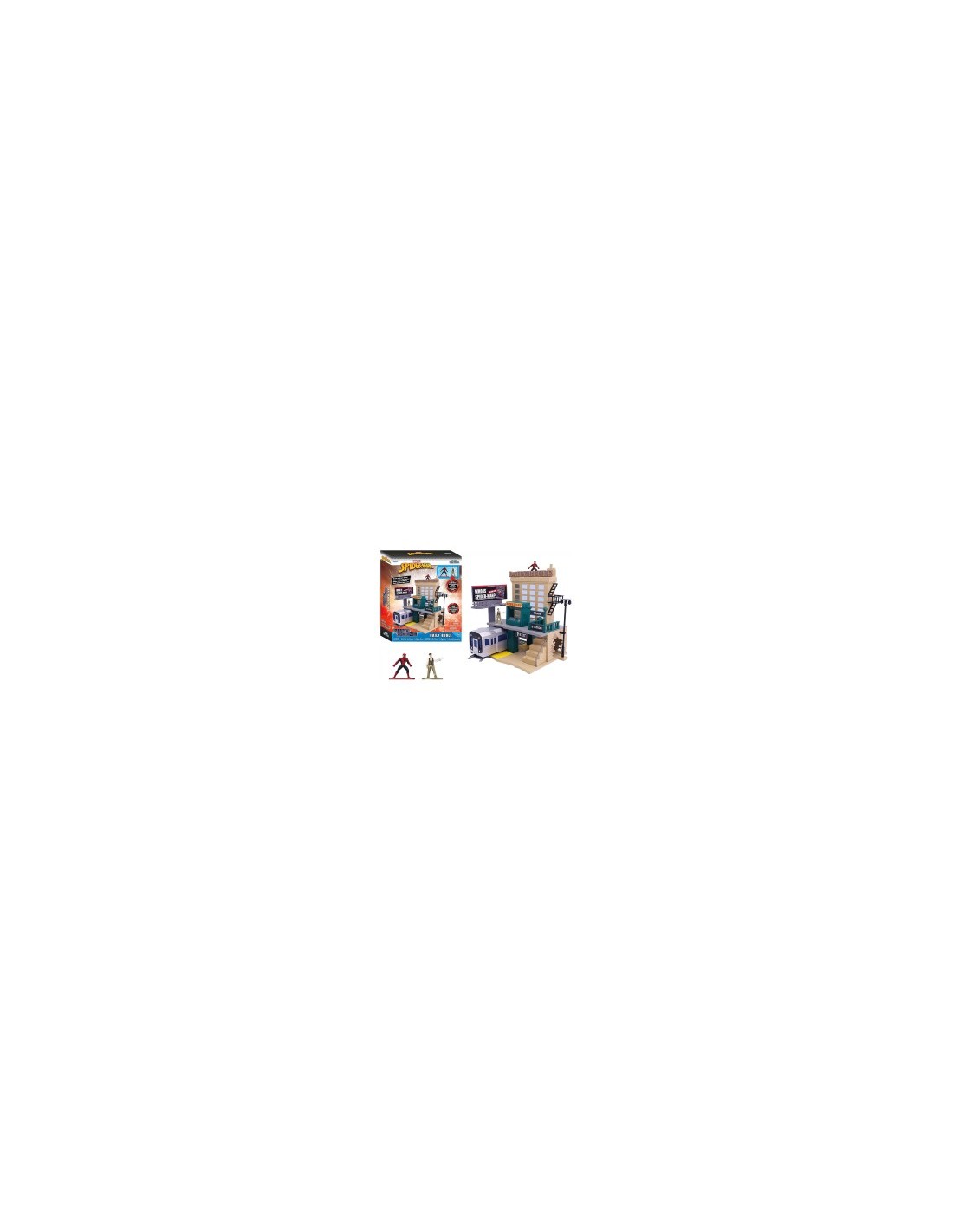 SPIDERMAN 253225012 PLAYSET DAILY BUGLE CON PERSONAGGI su TreG Ingr...