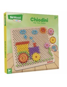 LEGNOLAND 41605 CHIODINI 280PZ CON BASE LEGNO su TreG Ingrosso