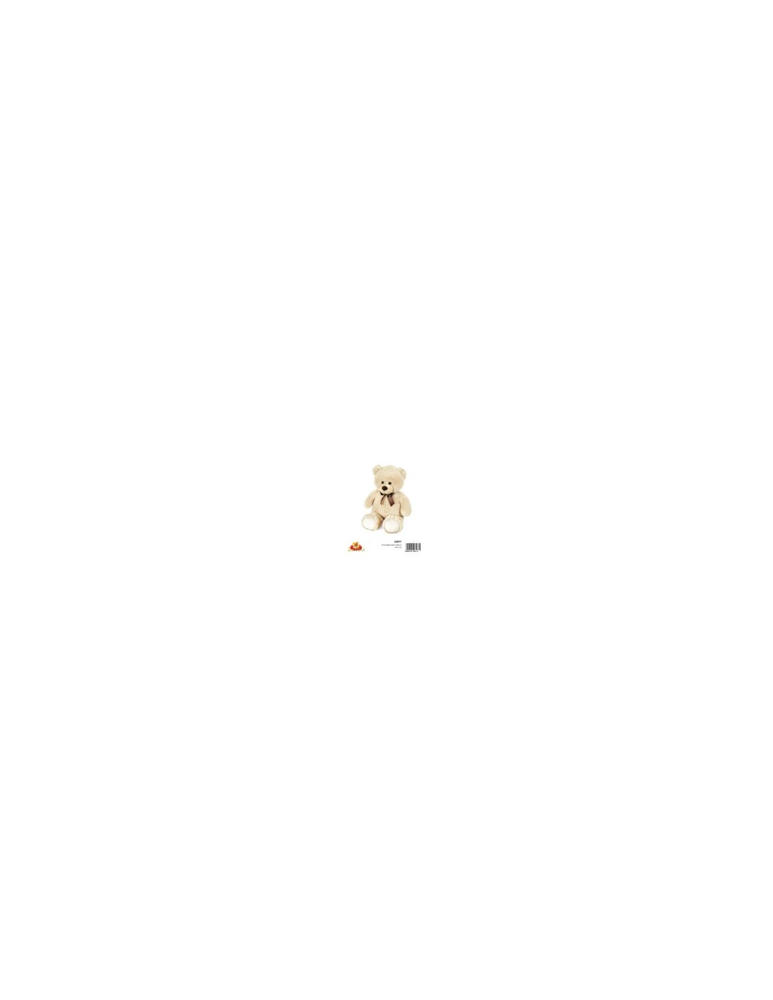 PELUCHE 23977 ORSO BEIGE 60CM su TreG Ingrosso