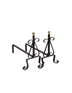 COPPIA ALARI 1083 ECO CON ANELLO 33CM su TreG Ingrosso