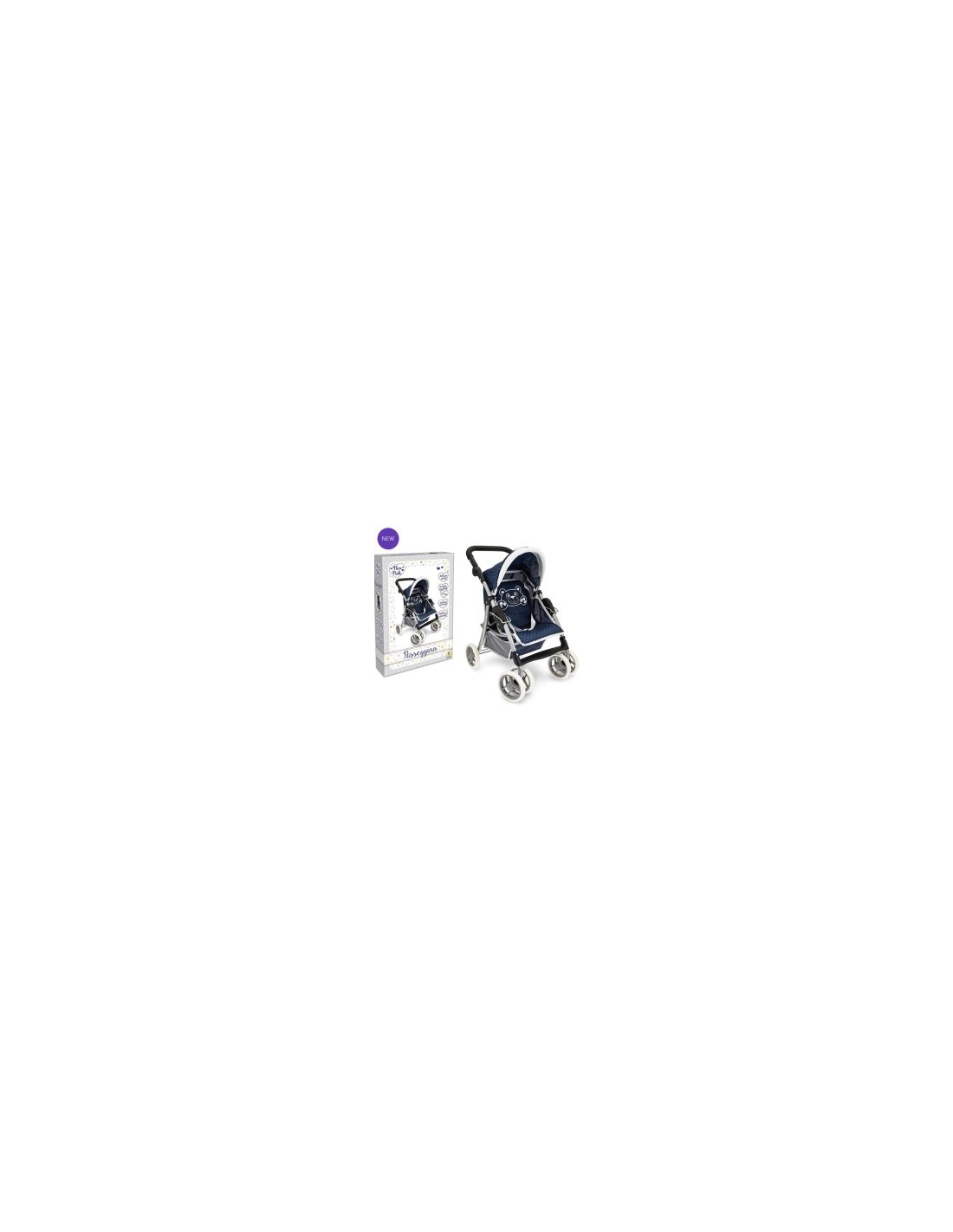 PASSEGGINO 74255 ORSETTO METALLO 65X38X45CM su TreG Ingrosso