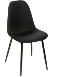 SEDIA 131255C TYKA NERA GAMBE NERE su TreG Ingrosso