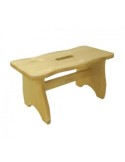SGABELLINO PINO 40X20X20CM su TreG Ingrosso