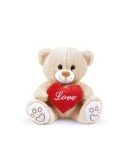 SV ORSETTO 25132 BEIGE 25CM CON CUORE LOVE su TreG Ingrosso
