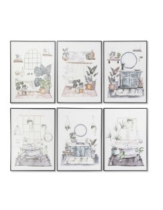 QUADRO CU193260 BAGNO 50X70CM ASSORTITO su TreG Ingrosso