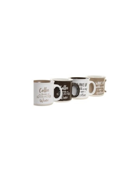 TAZZA MUG PC202501 PORCELLANA 510ML DECORI ASSORTITI su TreG Ingrosso