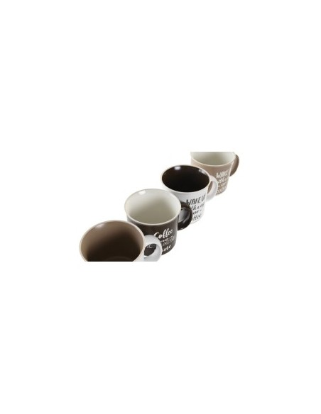 TAZZA MUG PC202501 PORCELLANA 510ML DECORI ASSORTITI su TreG Ingrosso