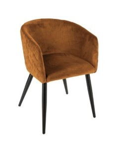 POLTRONA 157153E MARLO VELLUTO AMBRA su TreG Ingrosso